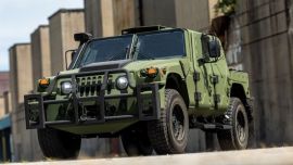 El NXT 360 ha sido presentado por la empresa como la próxima generación del vehículo táctico ligero Humvee.