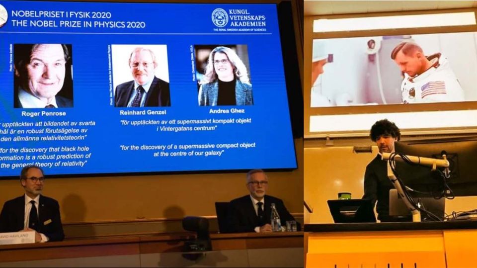 El Nobel: Navarro enseñando en Canadá. El anuncio del Nobel de física a tres estudiosos de los agujeros negros como él.