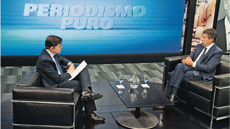 Gustavo Posse, en la entrevista con Jorge Fontevecchia.