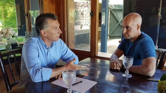 Mauricio Macri y Horacio Rodríguez Larreta