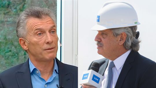 Mauricio Macri y Alberto Fernández.