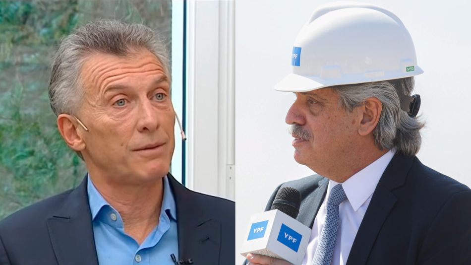Mauricio Macri y Alberto Fernández.
