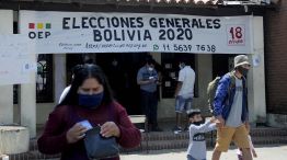 bolivianos votando en Argentina 20201019