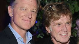 Robert Redford, junto a su hijo James