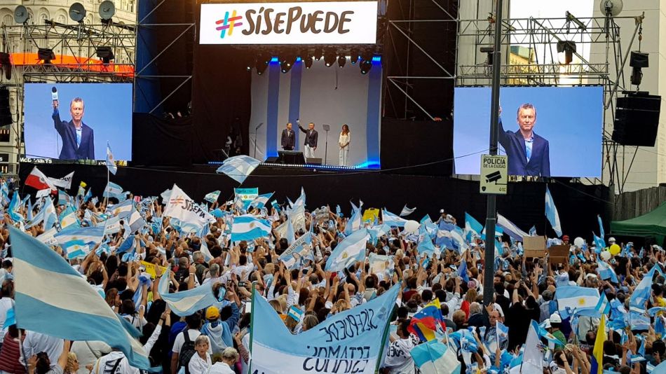 El macrismo celebra el aniversario de "La marcha del millón" 20201019