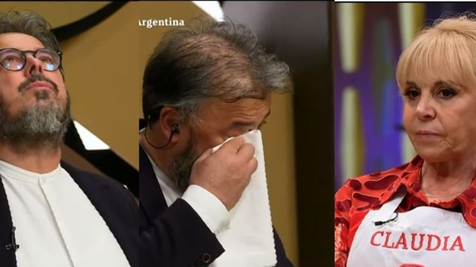 Claudia Villafañe hizo llorar a Donato de Santis en Masterchef Celebrity
