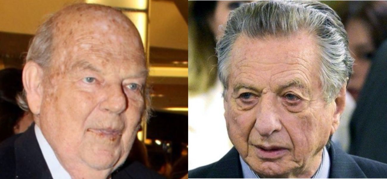 Bartolomé Mitre murió el 25 de marzo de 2020 (izq.); Franco Macri, murió el 2 de marzo de 2019.