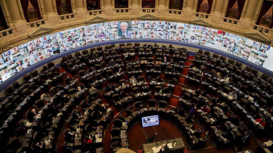 sesión en la Cámara de Diputados 20201021