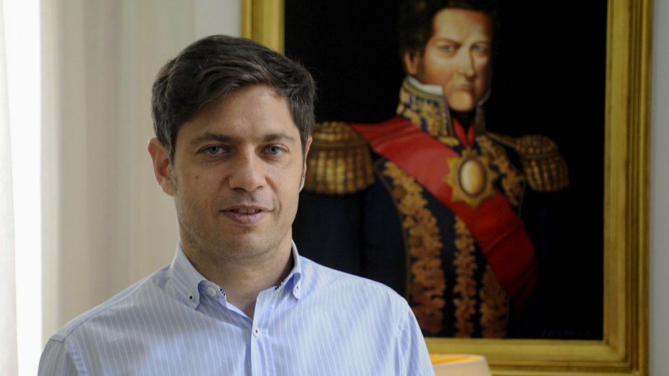 El gobernador bonaerense Axel Kicillof.
