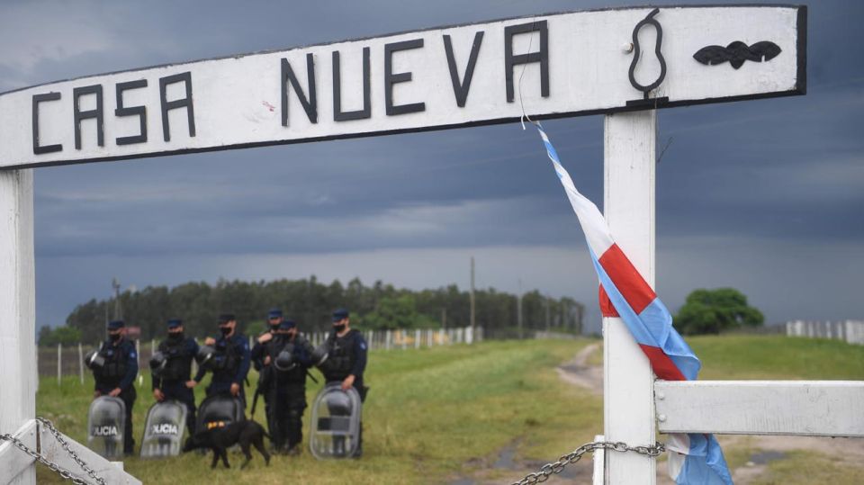 Casa Nueva, la propiedad de los Etchevehere en Entre Ríos, centro de la disputa. Foto: Télam.