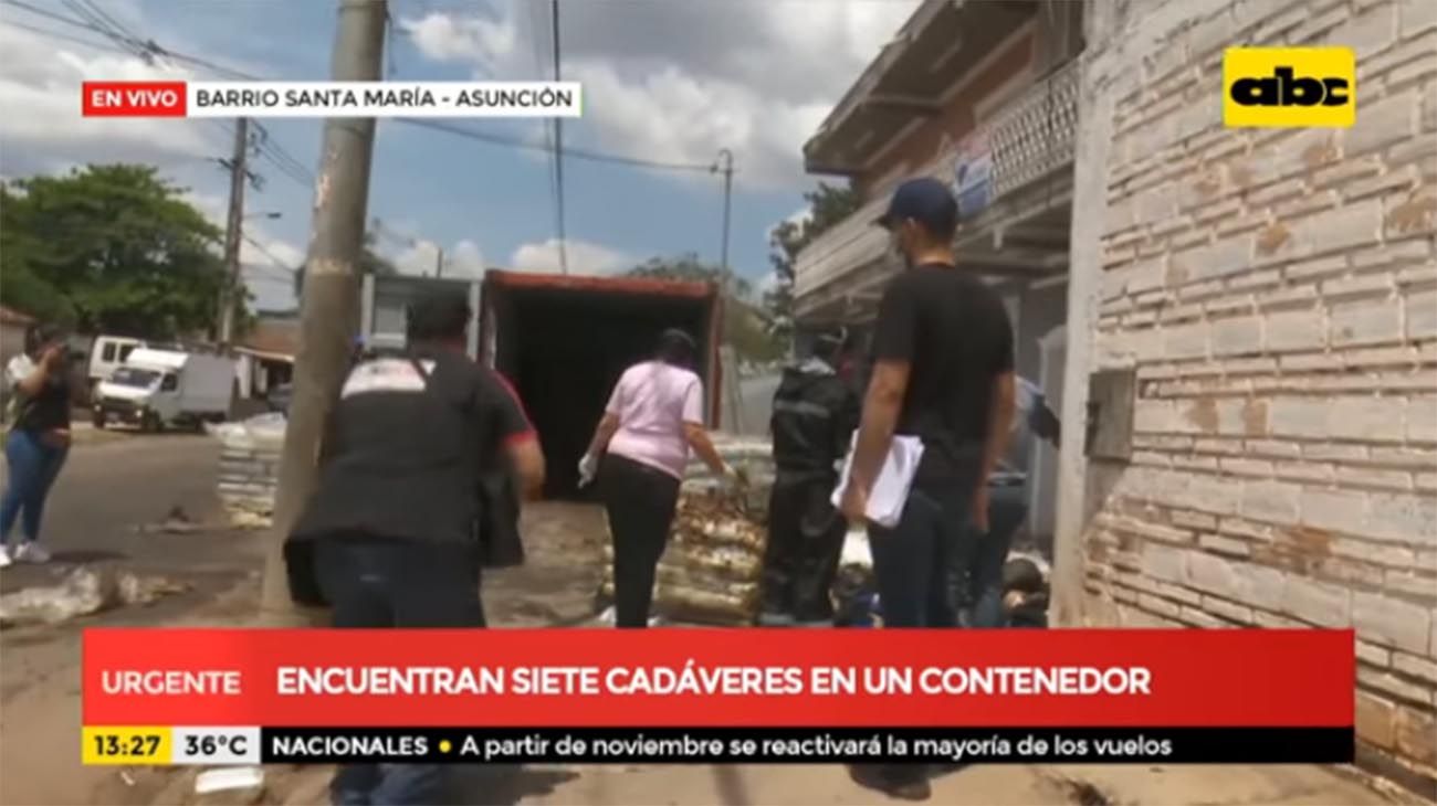  7 serbios que hallaron muertos en Paraguay, dentro de contenedores, encerrados durante 3 meses.
