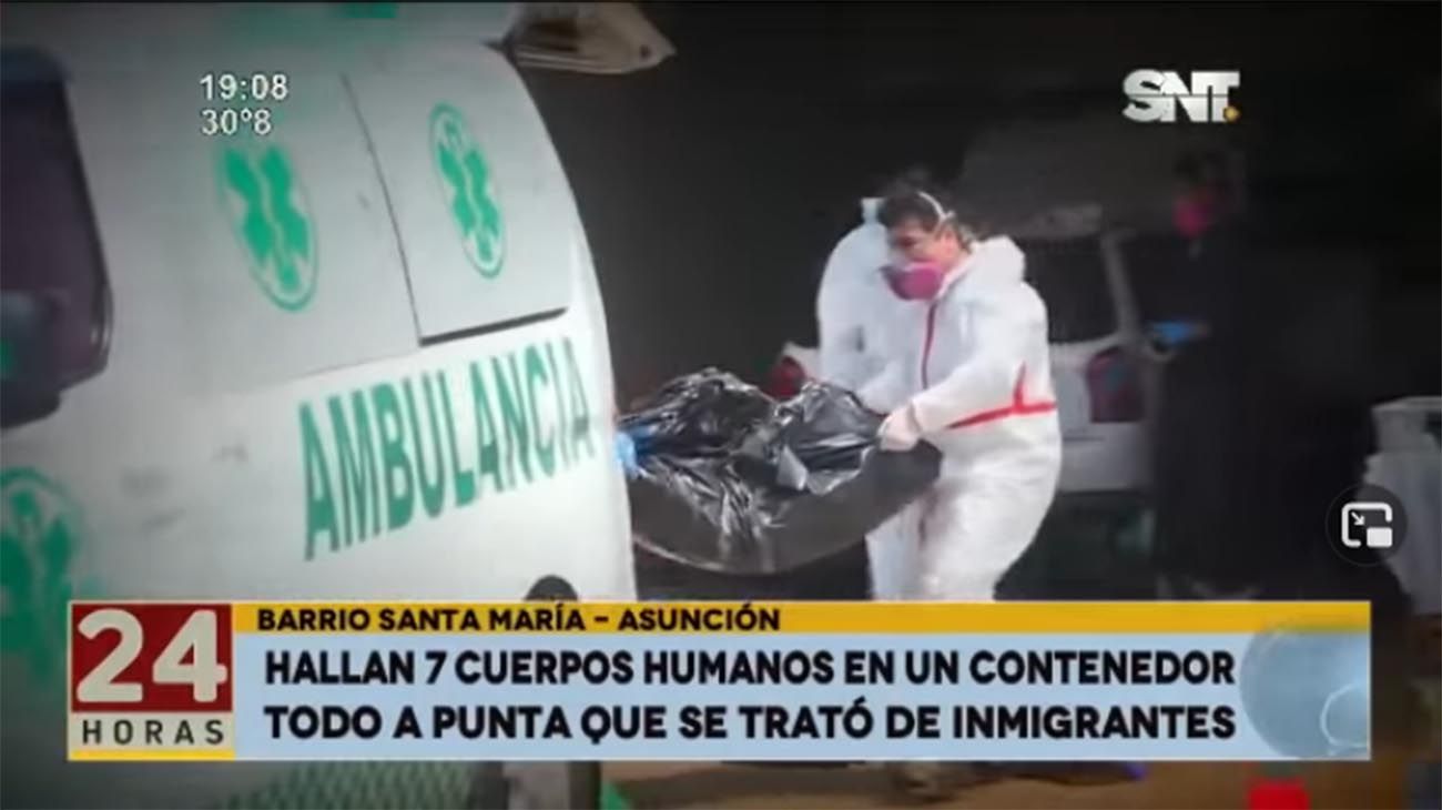  7 serbios que hallaron muertos en Paraguay, dentro de contenedores, encerrados durante 3 meses.