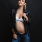 Mirá cómo creció la pancita de Micaela Vázquez a un mes y días de ser madre
