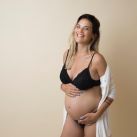 Mirá cómo creció la pancita de Micaela Vázquez a un mes y días de ser madre