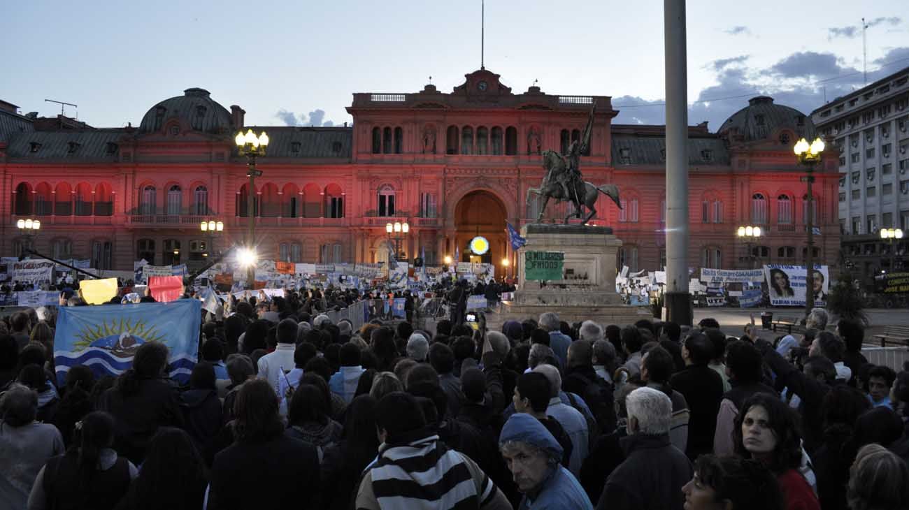 Velorio Nestor Kirchner