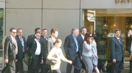Néstor y Cristina Kirchner paseando por Nueva York - 2010