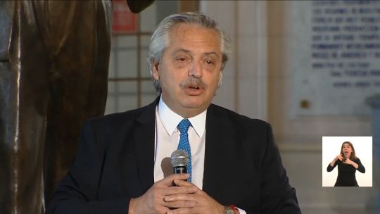Alberto Fernández recordó a Néstor Kirchner.