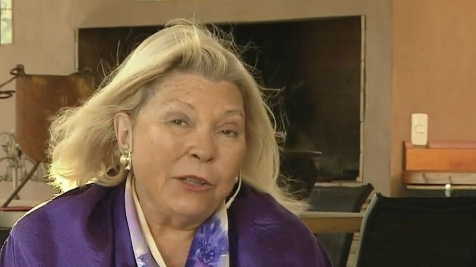 Elisa Carrió, líder de la Coalición Cívica