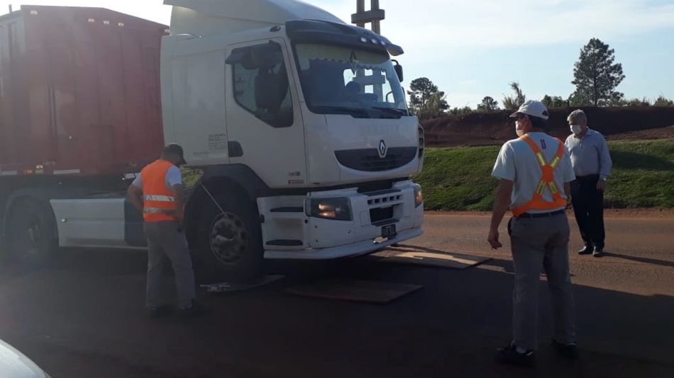 Operativo camiones en Misiones