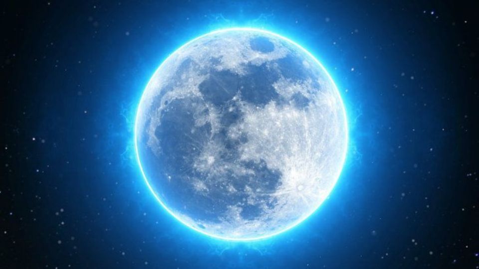 luna azul