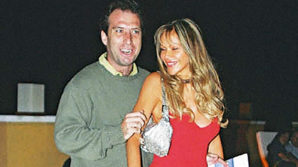 Mariano junto a Marie France cuando estaban casados