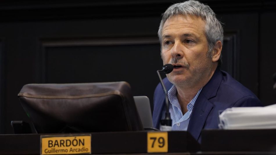 El diputado provincial de Cambio Federal, Guillermo Bardón