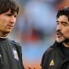 Maradona y Messi, juntos en la Selección. // Cedoc Perfil
