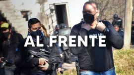 La foto que Berni subía a sus redes en las horas previas al desalojo.