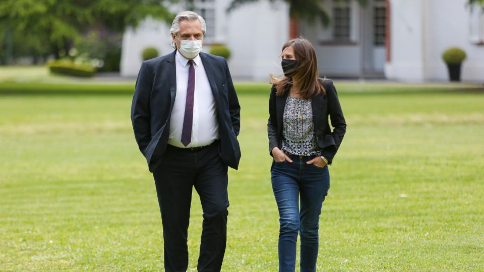 El presidente Alberto Fernández estuvo en Olivos durante el desalojo en Guernica