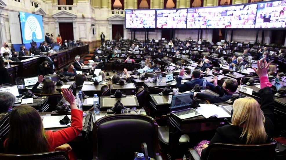 Sesión del Presupuesto 2021 en la Cámara de Diputados