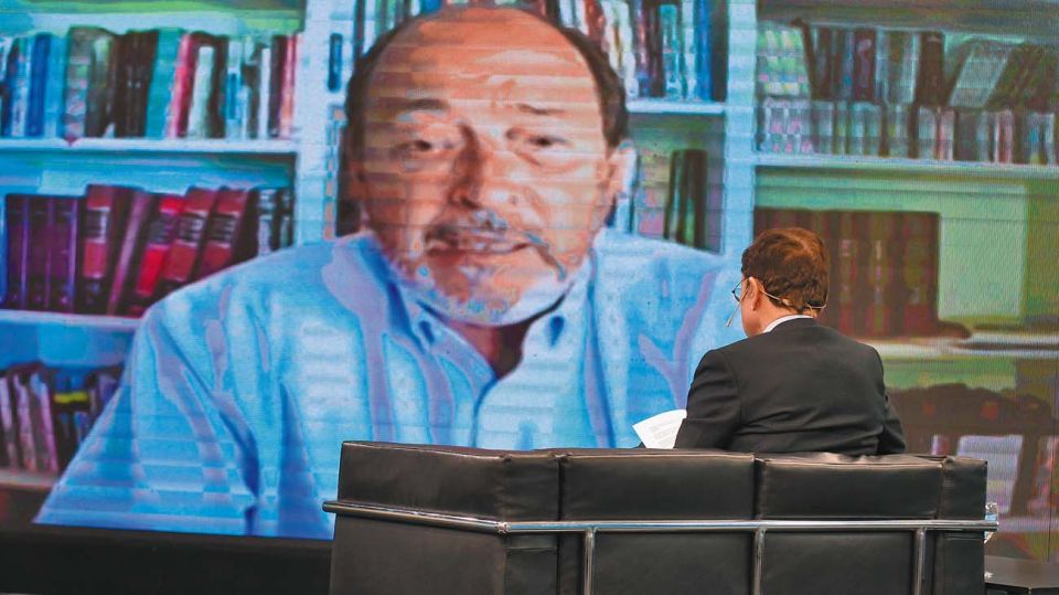 Ernesto Sanz, en la entrevista con Jorge Fontevecchia.