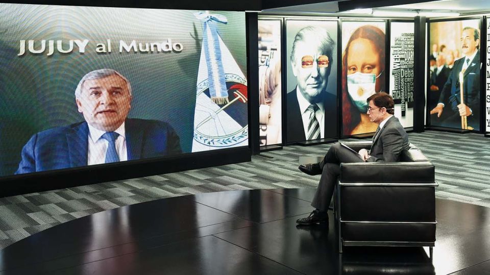 Gerardo Morales, en la entrevista con Jorge Fontevecchia.