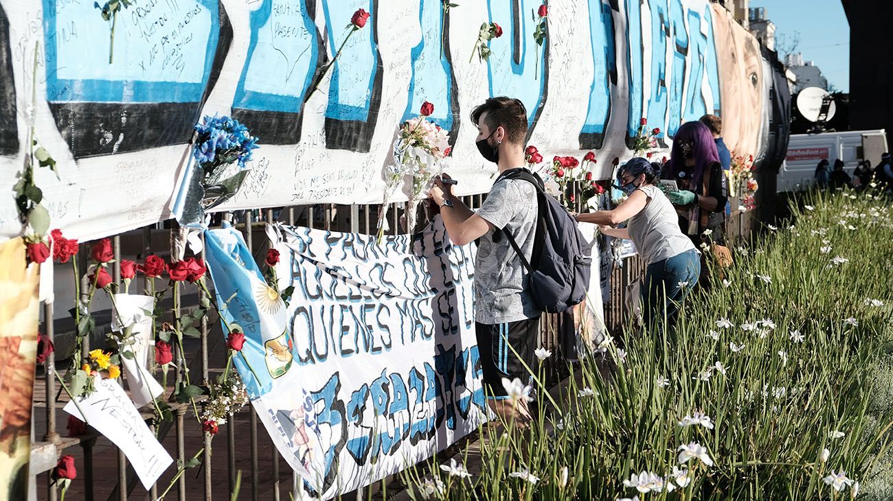 Postales de la marcha conmemorativa de Néstor Kirchner, el pasado 27 de octubre.