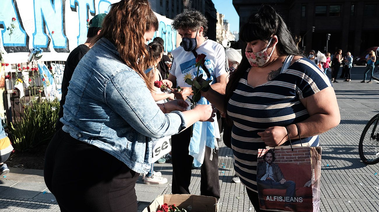 Postales de la marcha conmemorativa de Néstor Kirchner, el pasado 27 de octubre.