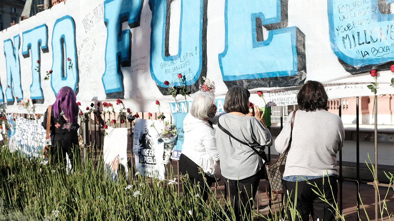 Postales de la marcha conmemorativa de Néstor Kirchner, el pasado 27 de octubre.