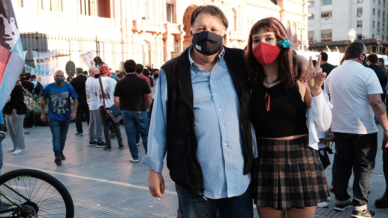 Postales de la marcha conmemorativa de Néstor Kirchner, el pasado 27 de octubre.
