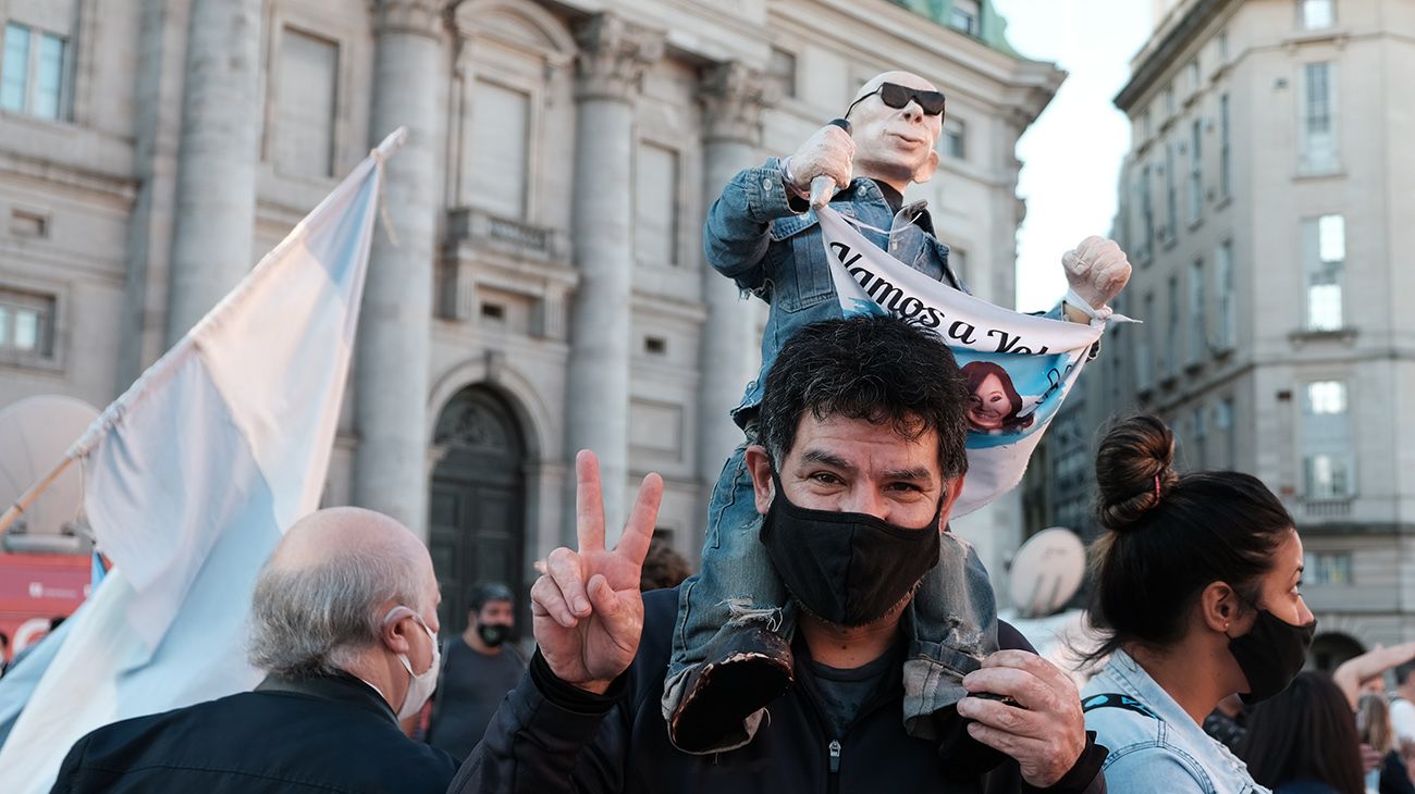 Postales de la marcha conmemorativa de Néstor Kirchner, el pasado 27 de octubre.