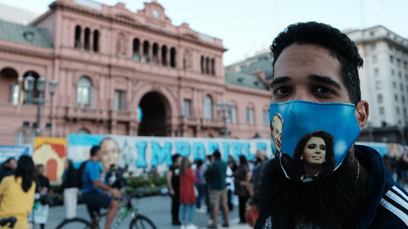 Postales de la marcha conmemorativa de Néstor Kirchner, el pasado 27 de octubre.