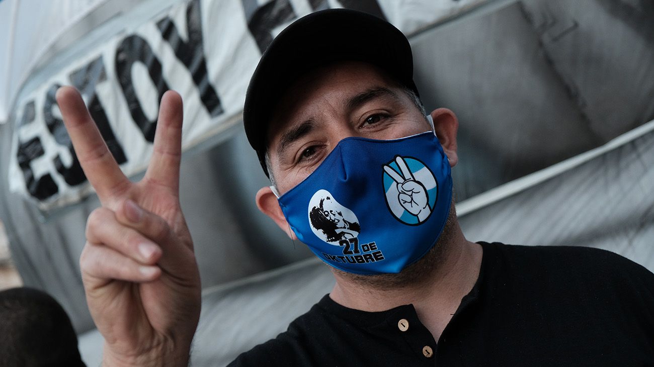 Postales de la marcha conmemorativa de Néstor Kirchner, el pasado 27 de octubre.