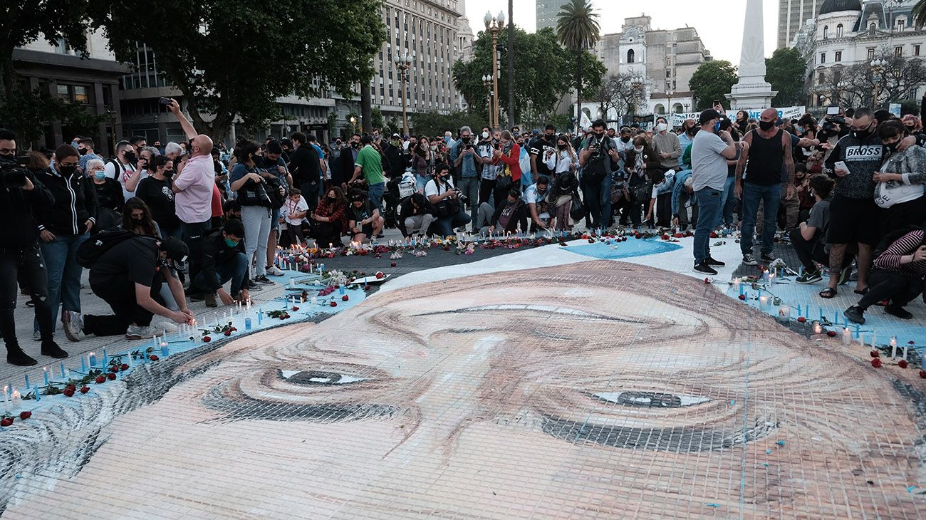 Postales de la marcha conmemorativa de Néstor Kirchner, el pasado 27 de octubre.