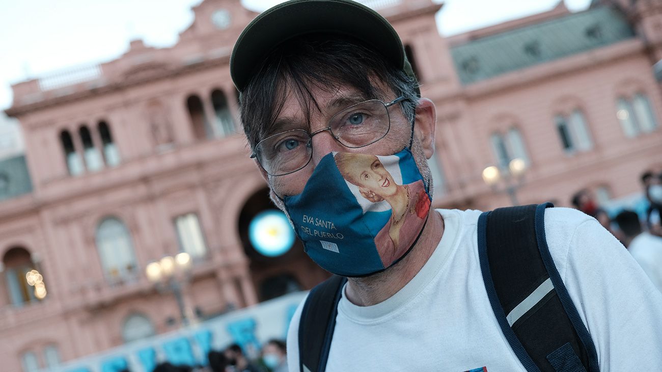 Postales de la marcha conmemorativa de Néstor Kirchner, el pasado 27 de octubre.