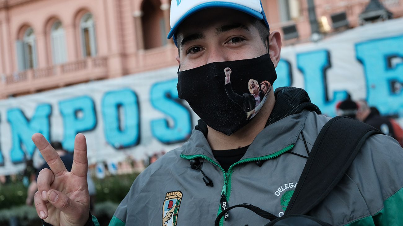 Postales de la marcha conmemorativa de Néstor Kirchner, el pasado 27 de octubre.