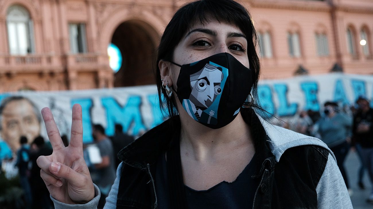 Postales de la marcha conmemorativa de Néstor Kirchner, el pasado 27 de octubre.