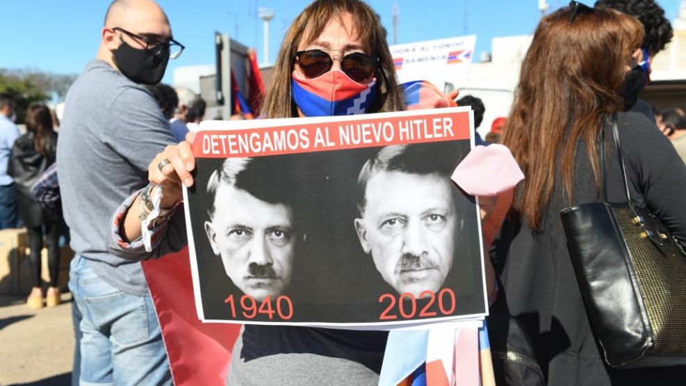 Marcha por la paz en Armenia