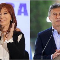 Cristina Fernández y Mauricio Macri. 