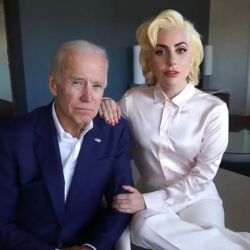 Lady Gaga junto a Joe Biden en uno de los videos oficiales de la campaña.