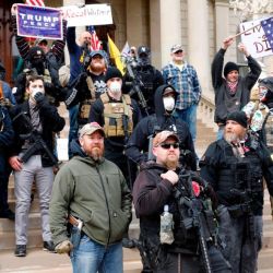Manifestantes armados pro Trump en Carolina  | Foto:CEDOC