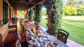 La estancia La Bandada de San Miguel del Monte ya recibió a los primeros visitantes de la post pandemia. Fotos: Florian von der Fecht
