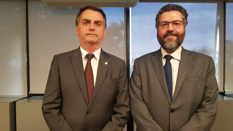 bolsonaro y su polémico canciller 20201102