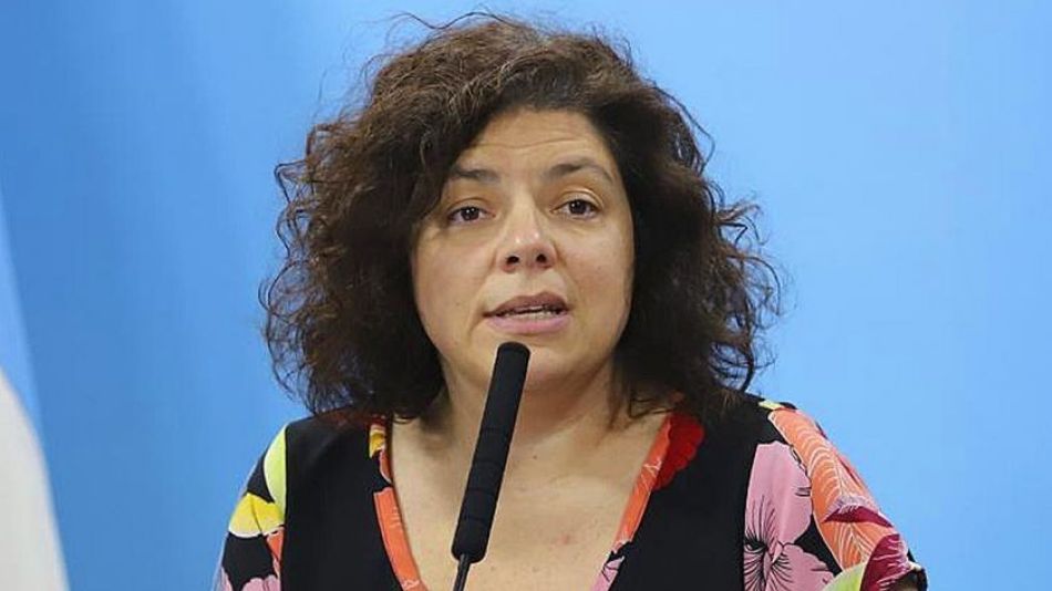 Secretaria de Salud Carla Vizzotti.